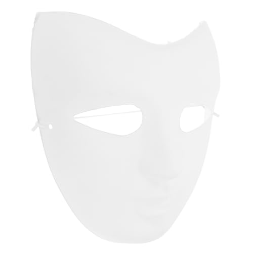 GLSTOY 5St Handbemalte weiße Embryomaske masken für faschingsmaske Halloween-Maske masken für halloween Masken zum Bemalen Masken aus Pappmaché weiße einfache Masken Papier von GLSTOY