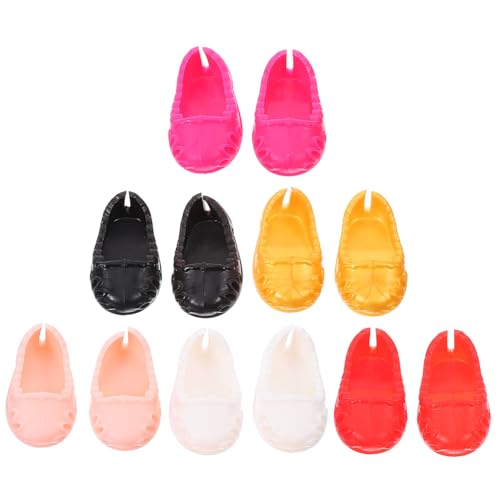 GLSTOY 6paare Mini Puppenschuhe Niedliche Deko-Schuhe Für Puppen Und Kostüm-Accessoires Für Puppenhäuser Und Spielzeug-Dekoration GLSTOY 6paare Mini Puppenschuhe Niedliche Deko-Schuhe Für Puppen Und Kostüm-Accessoires Für Puppenhäuser Und Spielzeug-Dekoration von GLSTOY