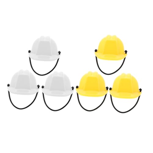 GLSTOY 6 Stück Teiliges Miniatur Sicherheitshelm Detailgetreue Miniatur Bauarbeiterhelme Puppen Dekoration Realistische Bauhelm Modelle für DIY Themenpartys und Puppenhäuser GLSTOY 6 Stück Teiliges Miniatur Sicherheitshelm Detailgetreue Miniatur Bauarbeiterhelme Puppen Dekoration Realistische Bauhelm Modelle für DIY Themenpartys und Puppenhäuser von GLSTOY