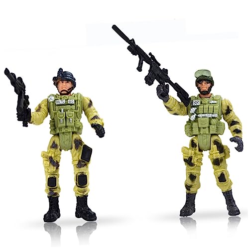 GLSTOY 6st Special Forces-palything Miniatur-puppenhaus-süßigkeiten Modellspielzeug Für Spezialeinheiten Spielzeugsoldaten Spielset Mini-Spielzeug Soldatenspielzeug Junge Spielzeug Jungs von GLSTOY