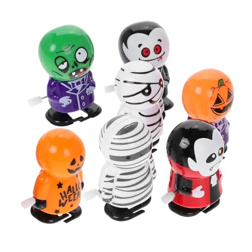 GLSTOY 7 Stück Teiliges Aufziehspielzeug Halloween Figuren aus Gruselige und Zombies Stabile Konstruktion Lauf und Springfunktion als Party Mitgebsel und Festival Dekoration GLSTOY 7 Stück Teiliges Aufziehspielzeug Halloween Figuren aus Gruselige und Zombies Stabile Konstruktion Lauf und Springfunktion als Party Mitgebsel und Festival Dekoration von GLSTOY