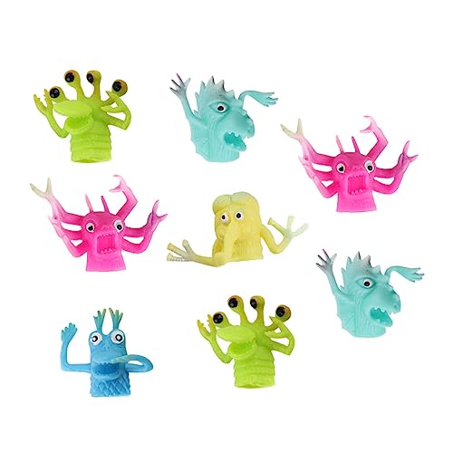 GLSTOY 8 Stück Teiliges TPR Fingerpuppen Lustige Cartoon Handpuppen für Interaktion zwischen Eltern und Kindern für Partys und GLSTOY 8 Stück Teiliges TPR Fingerpuppen Lustige Cartoon Handpuppen für Interaktion zwischen Eltern und Kindern für Partys und von GLSTOY