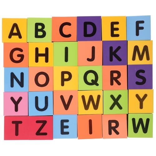 GLSTOY Badespielzeug Alphabet Und Zahlen Blöcke Schaum Soft Bausteine Für Kleinkinder Farbenfrohe Buchstaben Und Zahlen Für Die Badewanne Lernspielzeug Für von GLSTOY