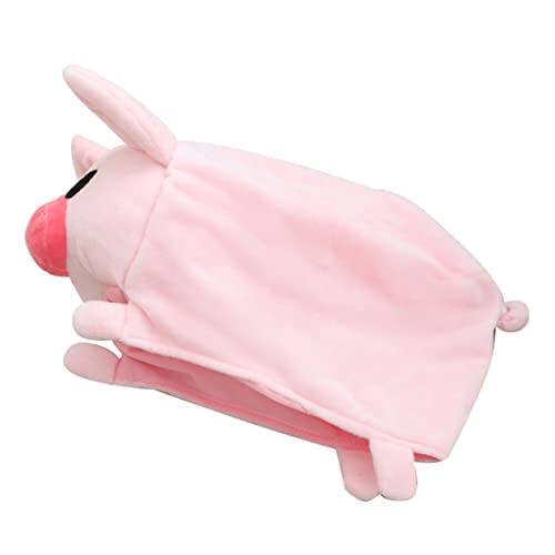 GLSTOY Bequeme Pig Head Cap Trendige Tiermütze Fotorequisiten Für Perfekt Für Partys Und Halloween Kostüme von GLSTOY