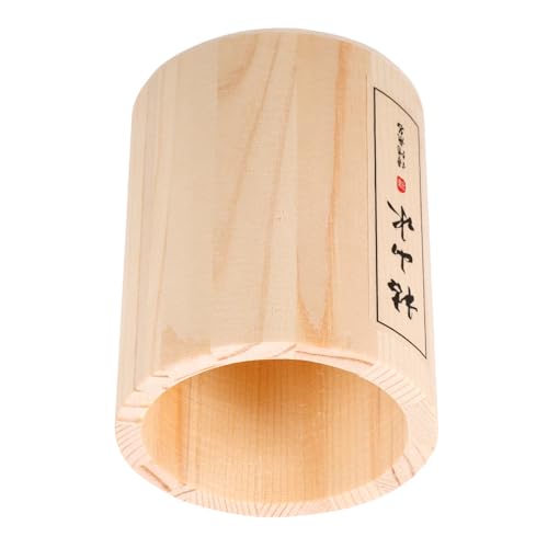 GLSTOY Box Zen Desktop Sandtisch Rechen Desktop Zubehör Tischzubehör Werkzeug Make Up Pinselhalter Tasse Make Up Pinselhalter Kleiner Holzeimer Make Up Pinsel Organizer Aus Holz von GLSTOY