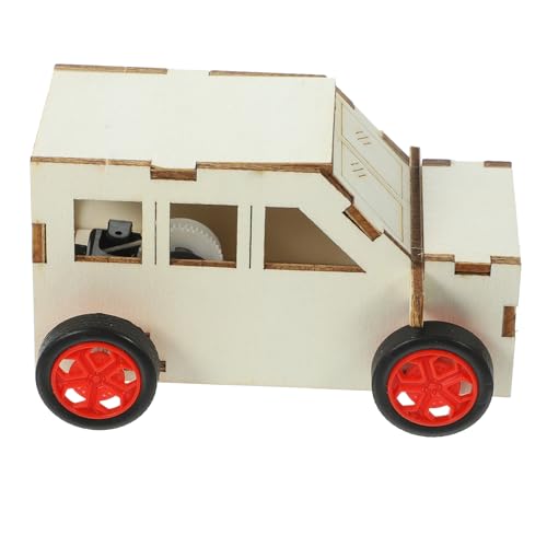 GLSTOY DIY Holzspielzeug Auto Für Zusammenbau Set Für Kreative Kleinkinder Wissenschaftliches Lernspielzeug Für Spielerisches Lernen Windbetriebene Fahrzeugfigurine von GLSTOY