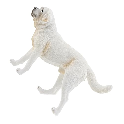 GLSTOY Dekorative St Bernhard Hund Figur Statue Realistische Hundeskulptur Für Tierliebhaber Hochwertiges Kunstwerk Als Deko Oder von GLSTOY