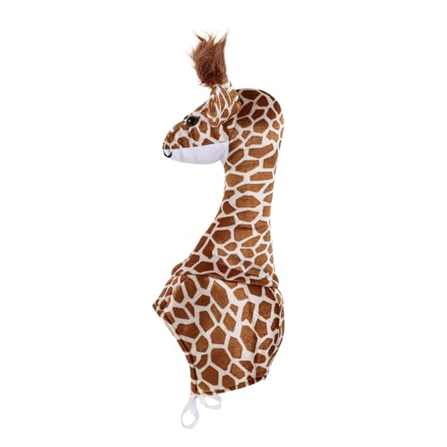 GLSTOY Eltern Kind Kostü Giraffe ütze Interaktive Tiermütze Für Ideal Für Fasching Und Aufführungen Perfekte Tierkostü Kappe Für Kleine Giraffen Fans von GLSTOY