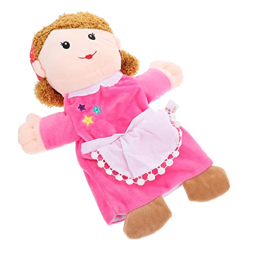 GLSTOY Familie Handpuppe üschspielzeug Vater Kinder Perfekt Für Geschichtenerzählen Kindergarten Schule Mitgebsel Kindergeburtstag Puppenfamilie Requisite 5 Teiliges von GLSTOY