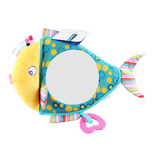 GLSTOY Fisch üschtier Für Babys Kreativer üsch Fischspiegel Mit Knistern Für Kleinkinder Und Neugeborene Ideales Babyspielzeug Zur Der Sinne Und Zur Geburt von GLSTOY