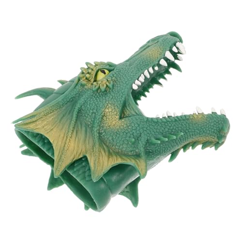 GLSTOY Fliegendes Drachen-handpuppenspielzeug Tierpuppen Kinderspielzeug Marionette Handspielzeug Geschichtenerzählendes Handpuppenspielzeug Puppen Mit Beweglichem Mund Green von GLSTOY