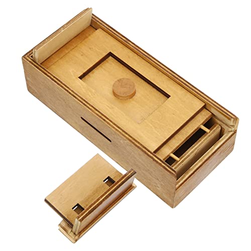 GLSTOY Geheime Holzspielzeugbox Mit Verstecktem Fach Kognitive Puzzlebox Für Und Ideal Als Für Kreative Denker Und Puzzleliebhaber von GLSTOY