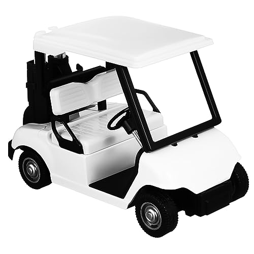 GLSTOY Golfwagenmodell Spielzeug-Golfwagen Golfspielzeug für Kinder Golfwagen Spielzeug Golfwagen Dekoration Autos babyspielzeug Golfball Schreibtischspielzeug Golfdekorationen für Partys von GLSTOY