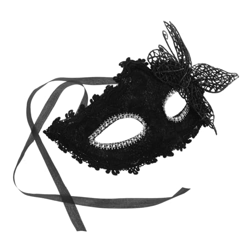 GLSTOY Halbgesichtsmaske Mit Schmetterling Halloween Party Maske Requisite Cosplay Maske Cosplay Party Maske Kostümmaske Maskerade Maske Kostümmaske Maskerade Party Maske Damen von GLSTOY