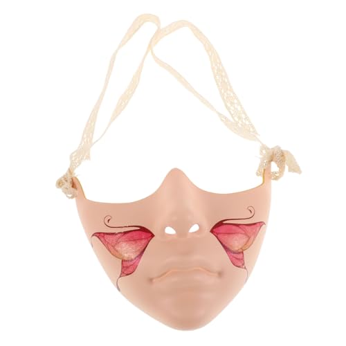 GLSTOY Halloween Halbgesichtsmaske Für Erwachsene Kostümmaske Plastikmaske Halloween Masken Maskerademaske Für Paare Lustige Masken Party Halbgesichtsmaske von GLSTOY