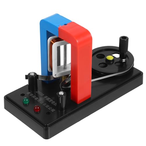 GLSTOY Handgenerator Streichkit elektrisches Experimentiergerät Mini manueller stromerzeuger handkurbel Generator Spielzeug physikalische elektrische Ausrüstung Handgekurbelter Generator von GLSTOY