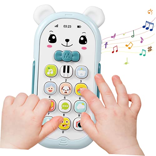 GLSTOY Handyspielzeug Für Kleinkindspielzeug Musik-Telefon- Spielmatte Säuglinge Babys Mädchen Handy Telefon -Telefon Abs von GLSTOY