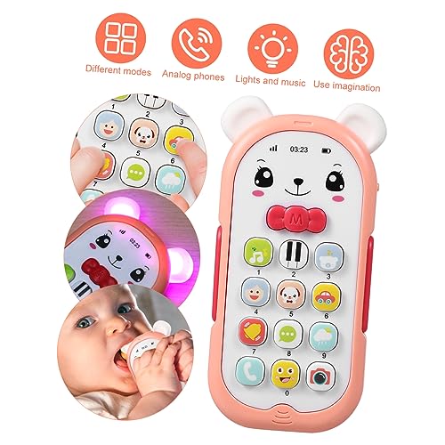 GLSTOY Handyspielzeug für Telefon Musikspielzeug für Babys Handy Teething Toys Handyspielzeug für Kleinkinder Babyphone 6 bis 12 Monate Abs von GLSTOY