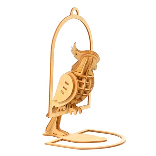 GLSTOY Holzpuzzle Parrot DIY Kinderpuzzle aus Hochwertigem Lindenholz Handgefertigtes Lernspielzeug Hand Auge koordination und Kreativität Sicher und Glatt Poliert GLSTOY Holzpuzzle Parrot DIY Kinderpuzzle aus Hochwertigem Lindenholz Handgefertigtes Lernspielzeug Hand Auge koordination und Kreativität Sicher und Glatt Poliert von GLSTOY