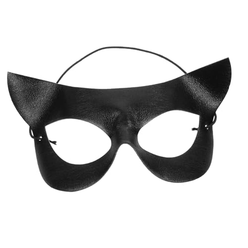 GLSTOY Katzenmaske Für Halloween Und Karneval Halbe Gesicht Maske Ideal Für Maskeraden Partys Und Kostüme Elegante Und Stilvolle Kostümaske Für Damen Und Nachtclubs von GLSTOY