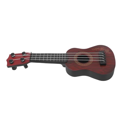 GLSTOY Kindergitarrenspielzeug Kindergitarrenspielzeug Gitarren Lernspielzeug Puppenhaus Gitarrenstütze Ukulele Musikspielzeug Realistische Gitarrenfigur Kindermusik Ukulele von GLSTOY