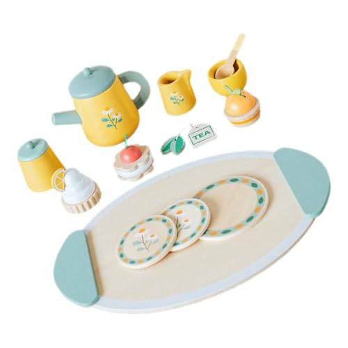 GLSTOY Für Kinder Tee Set Kinder 1 Set Tee Set Für Mit Tassen Und Zubehör Rollenspiel Küchenzubehör Für Ideal Für Teeparty Und Fantasievolles von GLSTOY