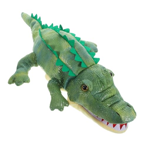 GLSTOY Krokodil Handpuppe aus Weichem Plüsch mit Farbenfrohem Design Leichte Stofftier Handpuppe für Kreatives Rollenspiel Fördert Kommunikation und Feinmotorik bei Kindern für Drinnen GLSTOY Krokodil Handpuppe aus Weichem Plüsch mit Farbenfrohem Design Leichte Stofftier Handpuppe für Kreatives Rollenspiel Fördert Kommunikation und Feinmotorik bei Kindern für Drinnen von GLSTOY