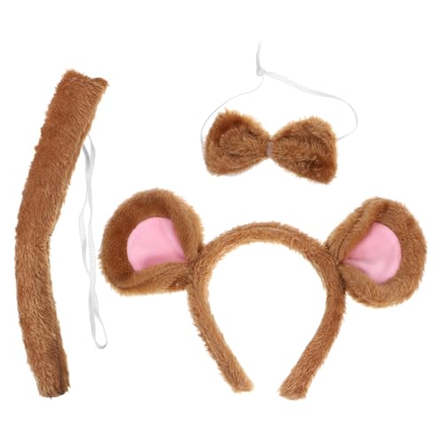 GLSTOY Kuscheliges Maus Kostüm Set mit Haarreifen Ohren Schleife und Bequemes Tier Kostüm Zubehör für Halloween Karneval Cosplay und Partys Leicht Tragbar und Einzigartig Gestaltet GLSTOY Kuscheliges Maus Kostüm Set mit Haarreifen Ohren Schleife und Bequemes Tier Kostüm Zubehör für Halloween Karneval Cosplay und Partys Leicht Tragbar und Einzigartig Gestaltet von GLSTOY