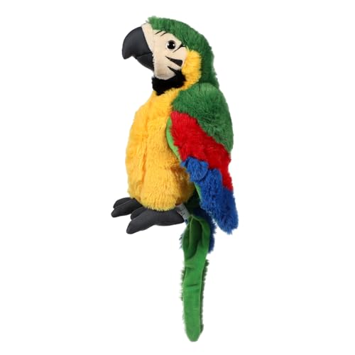 GLSTOY Kuscheliges Plüschtier Papagei mit Weichem PP Baumwollfüllung Buntes Vogelspielzeug für Pädagogisches Waschbares Stofftier Süßes für Mädchen und Vogel GLSTOY Kuscheliges Plüschtier Papagei mit Weichem PP Baumwollfüllung Buntes Vogelspielzeug für Pädagogisches Waschbares Stofftier Süßes für Mädchen und Vogel von GLSTOY