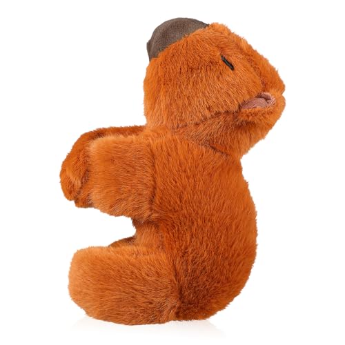 GLSTOY Kuscheltier Capybara Mit Schnapparmband üßes üschspielzeug Für Lustiges Tier Maskottchen Zum Und Tragen Ideales Für Geburtstagsfeiern Und Anlässe von GLSTOY