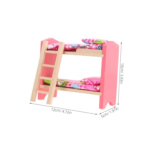 GLSTOY Maßstab Vintage Europäisch Braun Hochbett Mit Treppe Detailreiche Handarbeit Für Puppenhaus Schlafzimmer Zubehör GLSTOY Maßstab Vintage Europäisch Braun Hochbett Mit Treppe Detailreiche Handarbeit Für Puppenhaus Schlafzimmer Zubehör von GLSTOY