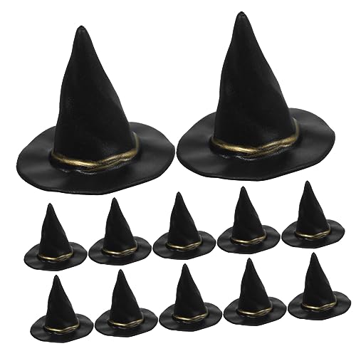 GLSTOY Miniatur Hexenhut Dekoration 12 Stücke Winzige Hüte Für Puppenhaus Halloween Party Basteln Kleine Ornamente Kuchendekor GLSTOY Miniatur Hexenhut Dekoration 12 Stücke Winzige Hüte Für Puppenhaus Halloween Party Basteln Kleine Ornamente Kuchendekor von GLSTOY