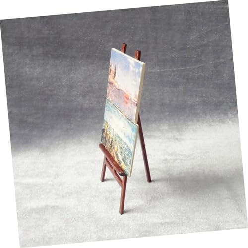 GLSTOY Miniatur Holzstaffelei Miniatur Puppenhaus Dekoration Simulation Easel für DIY Basteln Kompakte Kleine Staffelei mit Bilderrahmen für Puppenhaus Landschaft GLSTOY Miniatur Holzstaffelei Miniatur Puppenhaus Dekoration Simulation Easel für DIY Basteln Kompakte Kleine Staffelei mit Bilderrahmen für Puppenhaus Landschaft von GLSTOY