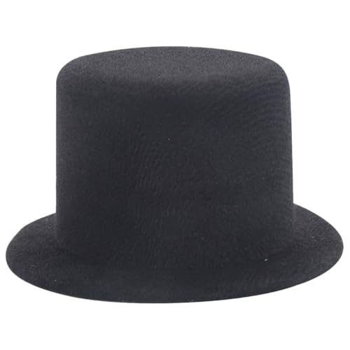 GLSTOY Miniatur Mini Hut Schwarz Filzhut Leicht DIY Puppenzubehör für Puppenkostüm Basteln GLSTOY Miniatur Mini Hut Schwarz Filzhut Leicht DIY Puppenzubehör für Puppenkostüm Basteln von GLSTOY