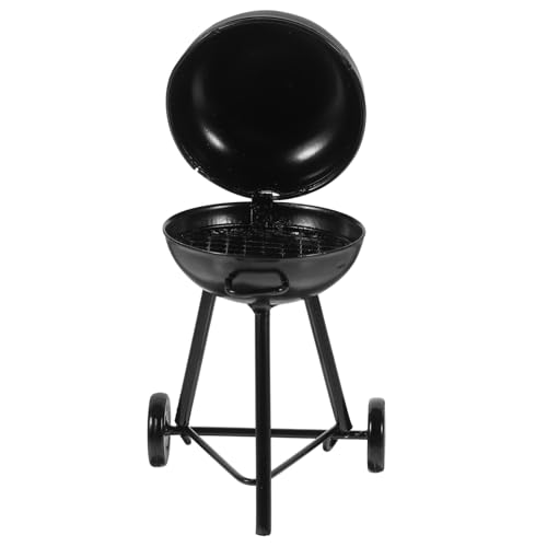 GLSTOY Miniatur-grillständer Puppenhaus Zubehör Mini Barbecue Grill Realistische Simulation Grill von GLSTOY