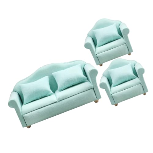 GLSTOY Miniatur Puppenhaus Sofa Maßstab Teiliges mit Tiefgrünem Stoffbezug Miniaturmöbel für Puppenhaus Dekoration und Foto Requisite Modernes Mini Haus Supply Modell GLSTOY Miniatur Puppenhaus Sofa Maßstab Teiliges mit Tiefgrünem Stoffbezug Miniaturmöbel für Puppenhaus Dekoration und Foto Requisite Modernes Mini Haus Supply Modell von GLSTOY