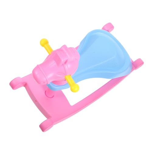 GLSTOY Kinder Spielzeuge Kids Toys Rocking Horse Dekoration Für Puppenhaus Niedliches Für Ideales Zubehör Für Rollenspiele Und Kreative Spielstunden von GLSTOY