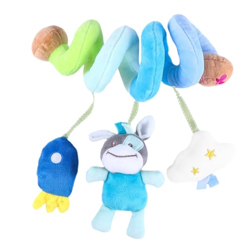 GLSTOY Multifunktionales Spiral kinderwagenspielzeug mit Glocke Weiches Plüsch hängespielzeug für Babybett Kinderwagen und Autositz Bunter Beißring für Interaktives Greifen Ab Geburt GLSTOY Multifunktionales Spiral kinderwagenspielzeug mit Glocke Weiches Plüsch hängespielzeug für Babybett Kinderwagen und Autositz Bunter Beißring für Interaktives Greifen Ab Geburt von GLSTOY