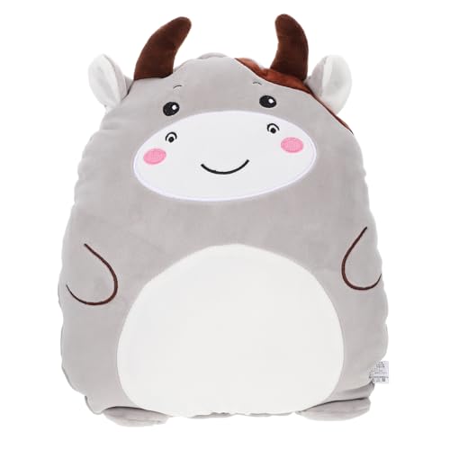 GLSTOY Niedliches Cartoon Plüsch Kuh Weiches Kuscheltier für Dekoratives Tierkissen aus Hochwertigem Plüsch als Geschenk für Kinderzimmer und Sofa GLSTOY Niedliches Cartoon Plüsch Kuh Weiches Kuscheltier für Dekoratives Tierkissen aus Hochwertigem Plüsch als Geschenk für Kinderzimmer und Sofa von GLSTOY