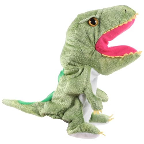 GLSTOY Plüsch Dinosaurier Handpuppe Tyrannosaurus mit Beweglichem Schnabel Weiches Kuscheltier für Rollenspiele Motorische und Interaktives Spiel Geeignet für Jungen und Zufällige Farbe GLSTOY Plüsch Dinosaurier Handpuppe Tyrannosaurus mit Beweglichem Schnabel Weiches Kuscheltier für Rollenspiele Motorische und Interaktives Spiel Geeignet für Jungen und Zufällige Farbe von GLSTOY
