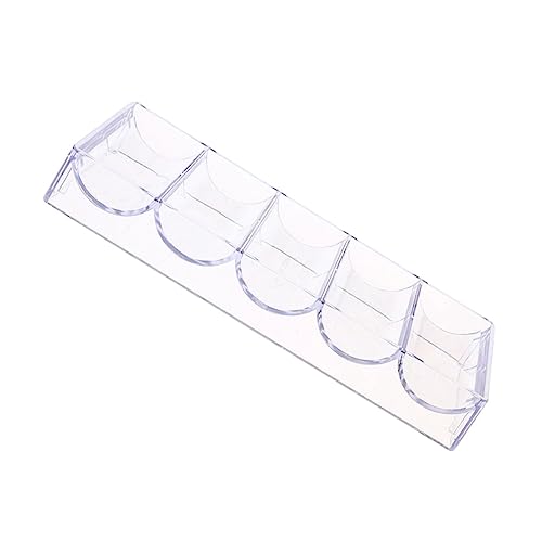 GLSTOY Poker Chips Organizer aus Hochwertigem Acryl Transparents Poker Chips Container mit Geordneten Fächern für Sichere und Trockene Lagerung ohne Deckel GLSTOY Poker Chips Organizer aus Hochwertigem Acryl Transparents Poker Chips Container mit Geordneten Fächern für Sichere und Trockene Lagerung ohne Deckel von GLSTOY