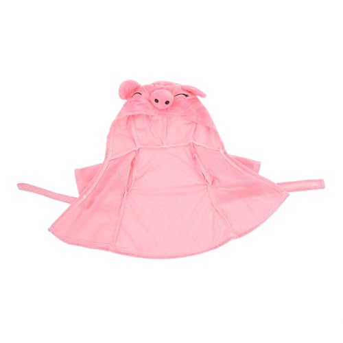 GLSTOY Puppenpyjama Puppenkleidung Puppenmode Puppenaccessoires Puppenkleidchen Puppennachthemd Spielzeug verschleißfeste Puppenversorgung Puppenkostüm für Kinder Flanell Rosa von GLSTOY