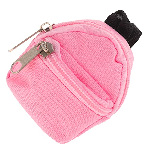 GLSTOY Puppenrucksack Meine Lebenspuppe Spielzeug Kleiner Rucksack Bjd Puppe Rucksack Puppenkleidung Miniaturbausätze Rucksack Für Puppen Mini-puppentasche Babytrage Polyester Rosa von GLSTOY