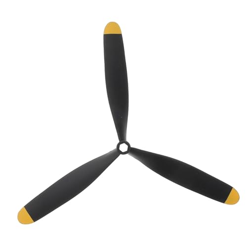 GLSTOY Rc Flugzeug 3-Blatt Propeller Mini Propeller Teil Für Rc Flugzeug Segelflugzeug Modell Einfache Installation Stabile Rotation Propeller Passend Für Rc Flugzeug Modelle DIY Ersatz von GLSTOY