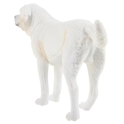 GLSTOY Realistische Bernhardiner Figur Dekorative Hundeskulptur Für Zuhause Liebenswerte Hundedeko Tierfigur Für Haustierliebhaber Hochwertige Home Decor Statues von GLSTOY