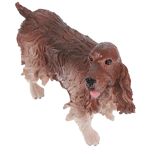 GLSTOY Realistische Cocker Spaniel Figurine Hund Modell Tierfigur Für Dekoration Und Perfekt Für Sammler Und Fotografie Requisiten von GLSTOY