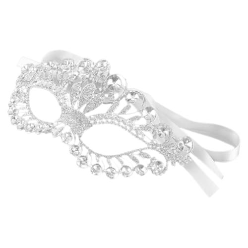 GLSTOY Halloween Maske Metall Maskerade Maske Leichte Strass Augenmaske für Party von GLSTOY