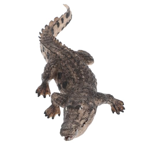 GLSTOY Simulation Krokodil Lernspielzeug Für Jungen Plastikpferde Alligatorspiel Spielzeug Für Tier Realistische Actionfiguren Reptilienfigur Actionfigur Spielzeug Alligatoren PVC von GLSTOY