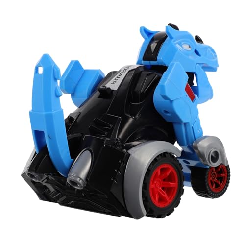 GLSTOY Dino Spielzeug Spielzeugauto Jungs-Spielzeug Vorschulspielzeug Auto Zurückziehen Puzzle-Spielzeug Spielzeug Für Kinder Kinderspielzeug Spielzeug Für Roboterfahrzeuge Autospielzeug Plastik Blue von GLSTOY