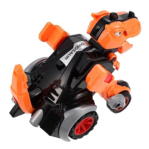 GLSTOY Spielzeugauto Puzzle-Spielzeug Lernspielzeug Trägheitsauto Spielzeug Roboterspielzeug Vorschulspielzeug Mini-Spielzeug Jungenspielzeug Miniaturspielzeug Plastik Orange von GLSTOY